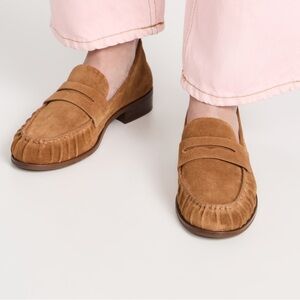 Rag & Bone Calfskin Suede Penny Loafer Sz 6